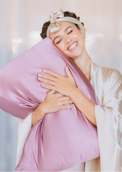 Red Mulberry Silk pillowcase Queen size