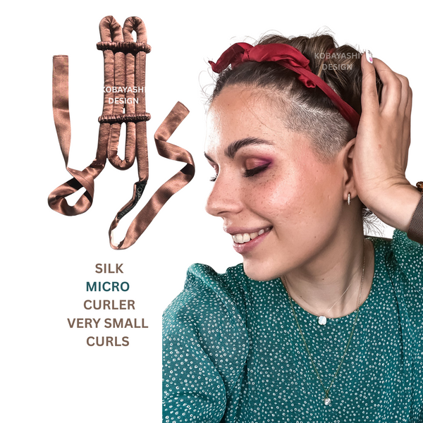 MICRO Mini Silk Heatless Curler | Extra Small for Tight Curls
