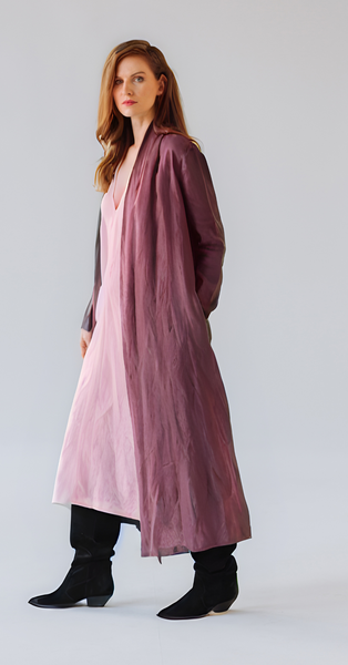Minimalist Long Linen Jacket – Timeless Elegance in Every Thread