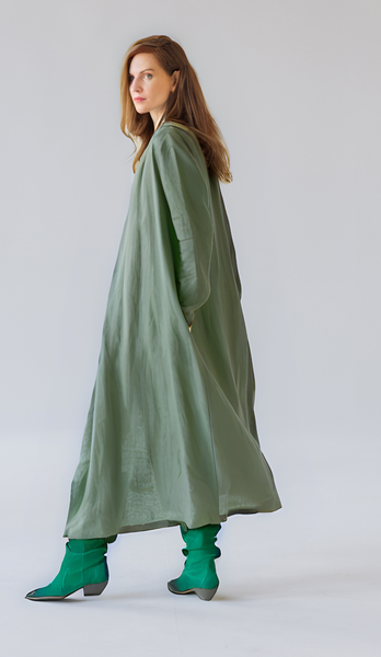 Minimalist Long Linen Jacket – Timeless Elegance in Every Thread