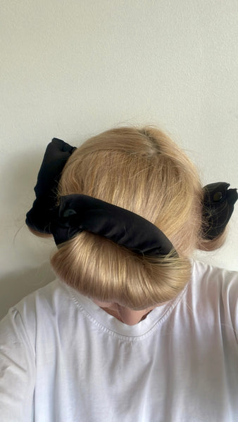 Healtless Silk Blowout Rollers with Snap Buttons | Black