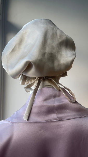 Reversible  Silk Sleep Bonnet - Adjustable, Double Layered