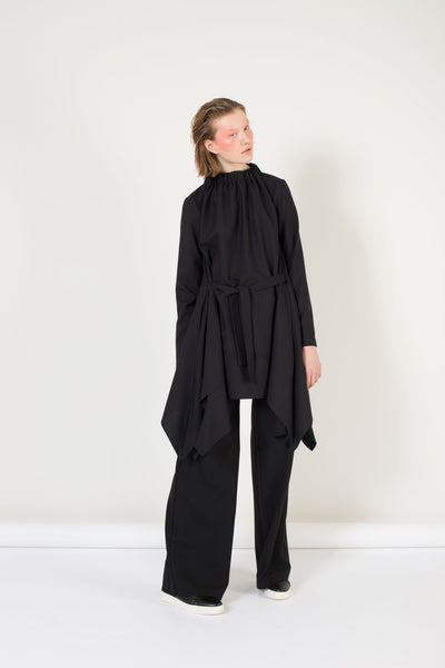 Black Trapeze Dress