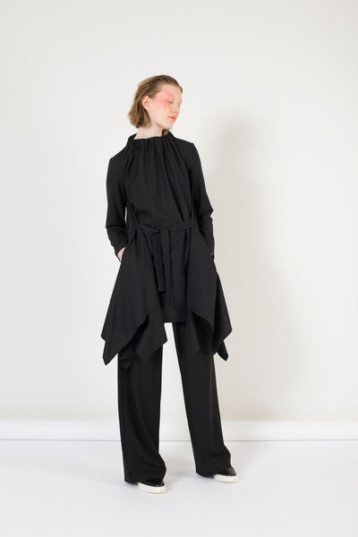 Black Trapeze Dress