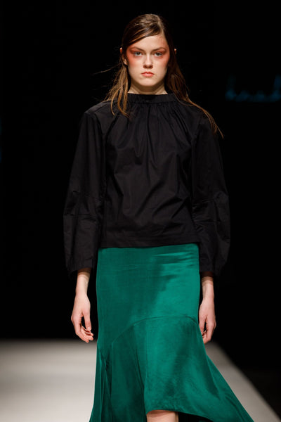 Curved line skirt