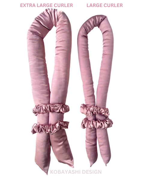 Extra-Large Heatless Silk Curler Set | 100% 6A Mulberry Silk