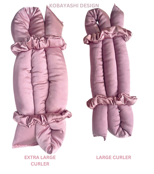 Extra-Large Heatless Silk Curler Set | 100% 6A Mulberry Silk