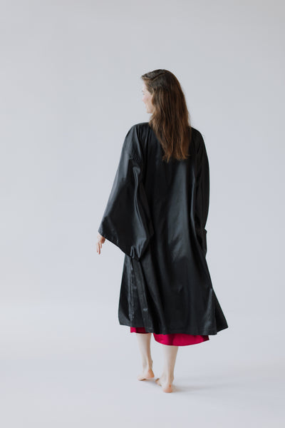 READY TO SHIP 100% Mulberry Silk Kimono Robe – Handmade Luxury | One Size Fits Most