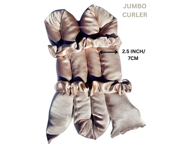 Extra-Large Heatless Silk Curler Set | 100% 6A Mulberry Silk