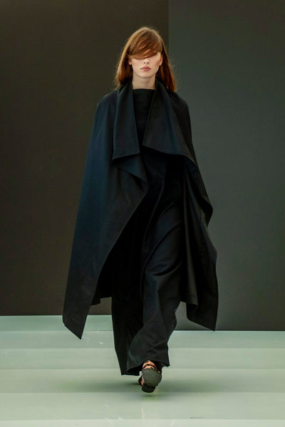 Overlap Cotton Trench Jacket