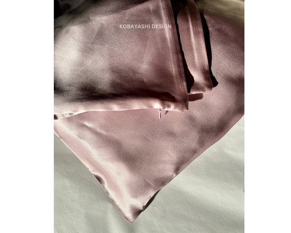 Red Mulberry Silk pillowcase Queen size