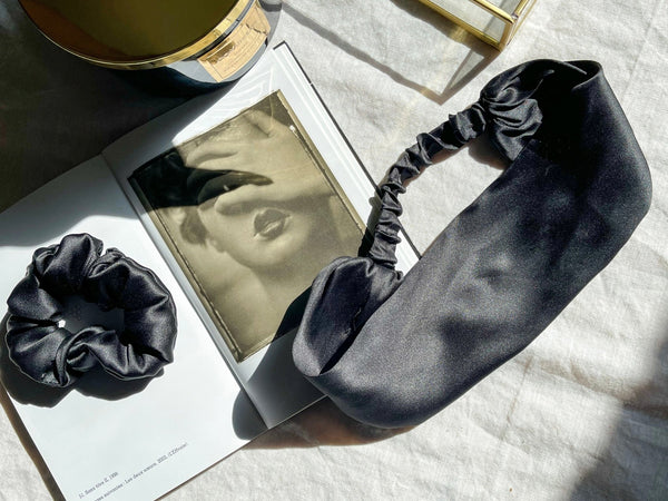 Wide Silk Headband | 100% 6A Mulberry Silk |
