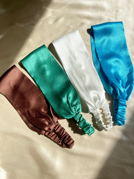 Wide Silk Headband | 100% 6A Mulberry Silk |